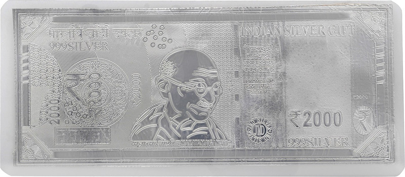 Jewel99 Two thousand Rupee Silver Platinum Silver Currency
