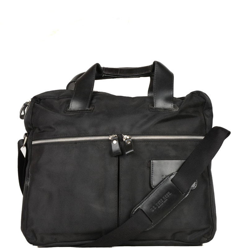 U.S. Polo Assn USLS0003 Medium Briefcase - For Men & Women(black)