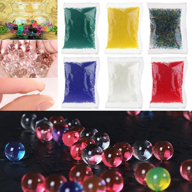 Something4u Multicolor Something4u 2000 Pcs Water Beads Pearls Jelly Gels Mud Crystal Soft Bullets - 80 g Something4u Multicolor Something4u 2000 Pcs Water Beads Pearls Jelly Gels Mud Crystal Soft Bullets - 80 g