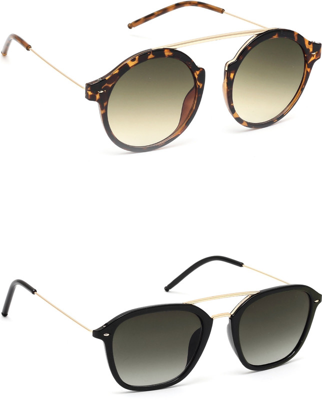 Eyeland Round, Oval, Wayfarer Sunglasses(Green) Eyeland Round, Oval, Wayfarer Sunglasses(Green)