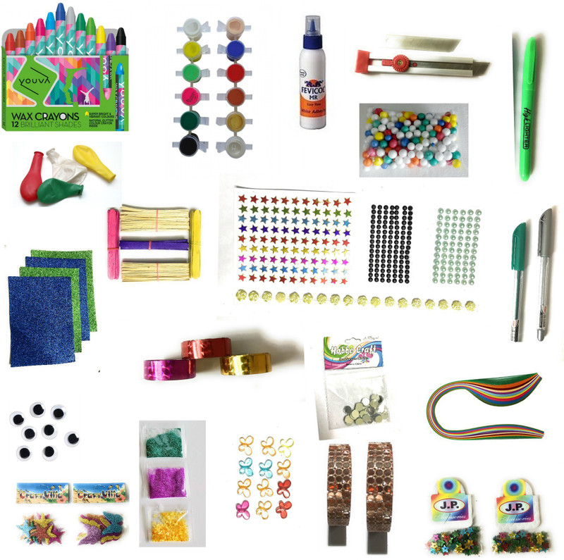 haappybox Art & Craft kit for Kids (24 Items)