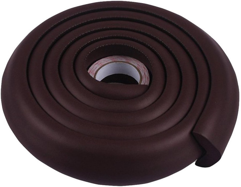 babycorner 1 Piece 200CM Child Baby Safety Products Glass table Edge Furniture Guard Strip, Corner foam Bumper Collision Protector (Colour: Brown) 1 Piece(Brown)
