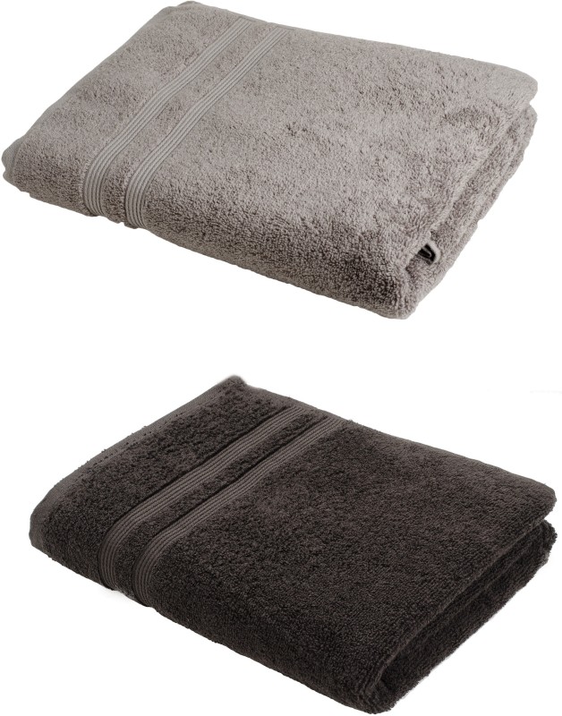 Turkish Bath Cotton 460 GSM Bath Towel Set(Pack of 2)
