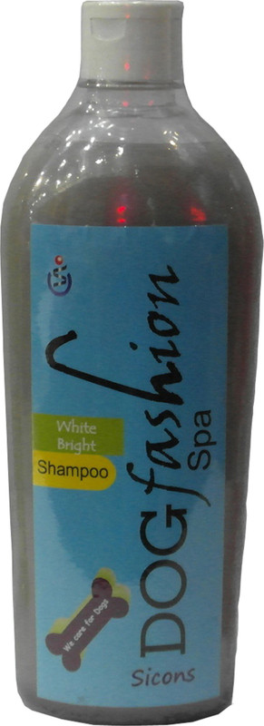 sicons Dog fashion White & Bright Whitening and Color Enhancing Citrus Dog Shampoo(500 ml)