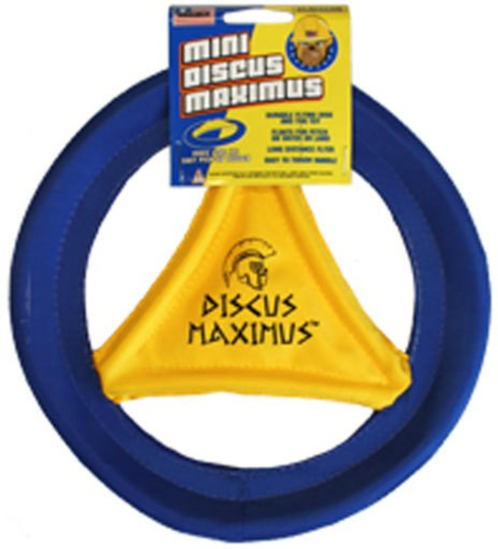 petsports Mini Discus Maximus Flying Disk Rubber Training Aid For Dog