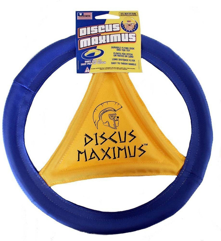 petsports Discus Maximus Flying Disk Cotton, Rubber Training Aid For Dog