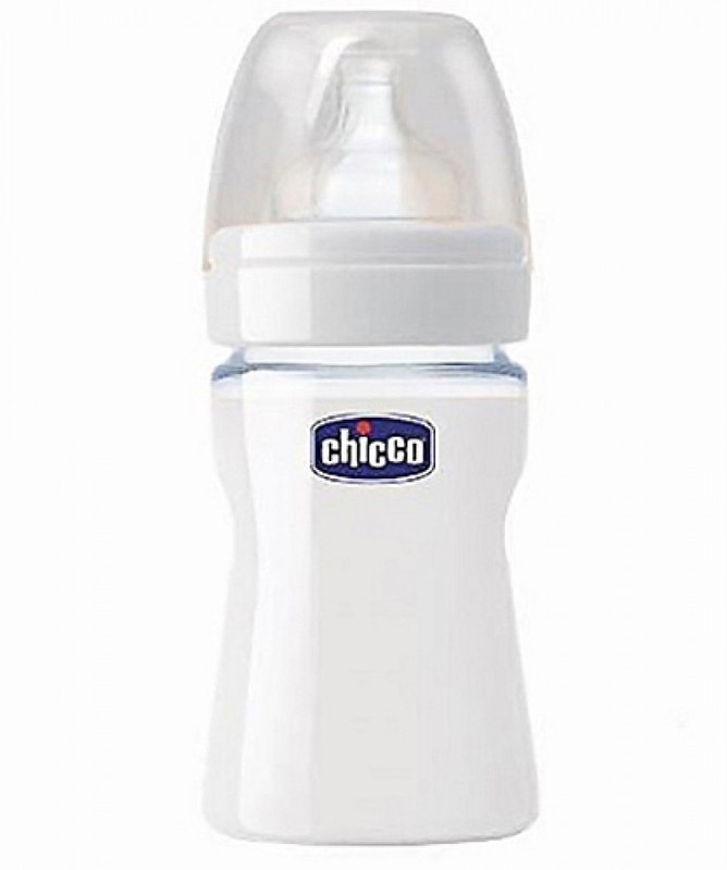 Chicco Feeding Bottle - 150 ml(White)