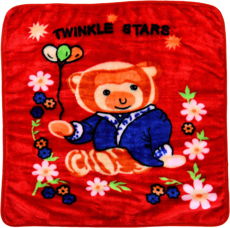 LeMadrid Printed Crib Mink Blanket(Polyester, Red) LeMadrid Printed Crib Mink Blanket(Polyester, Red)