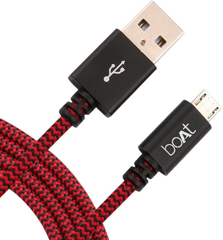 boAt micro usb 300 USB Cable(Red)