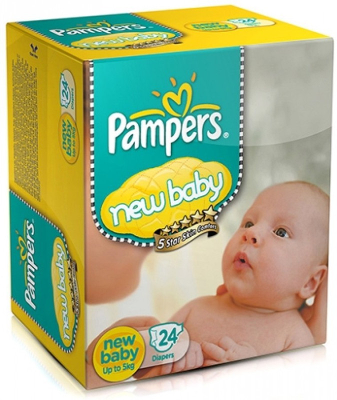 Pampers Pampers - New Baby Diaper New Born - 24 Pieces - S(24 Pieces)