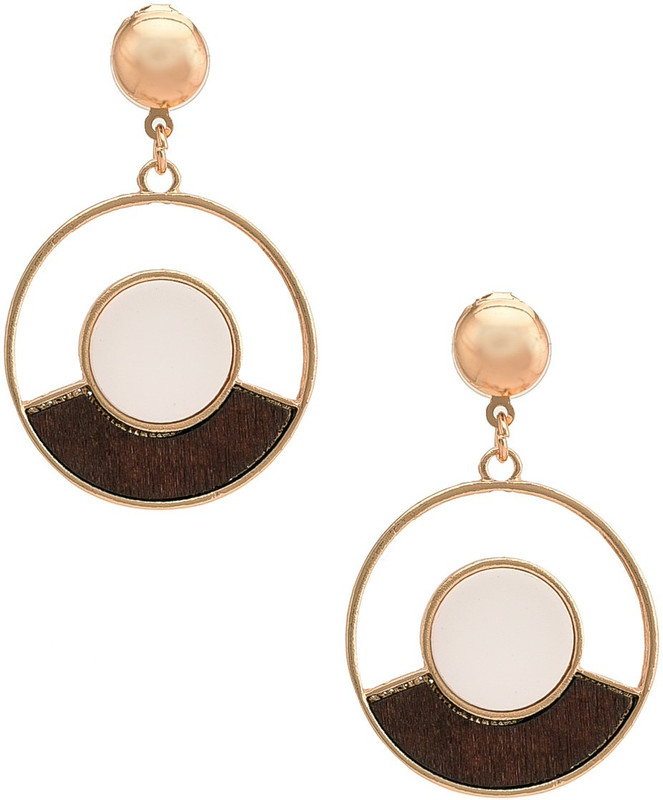 sanaya collection SJER122SBK Brass Drops & Danglers