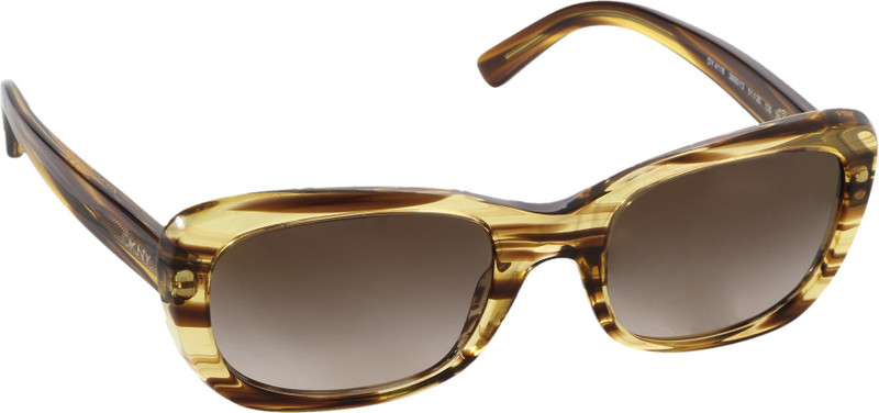 DKNY Rectangular Sunglasses(Brown)