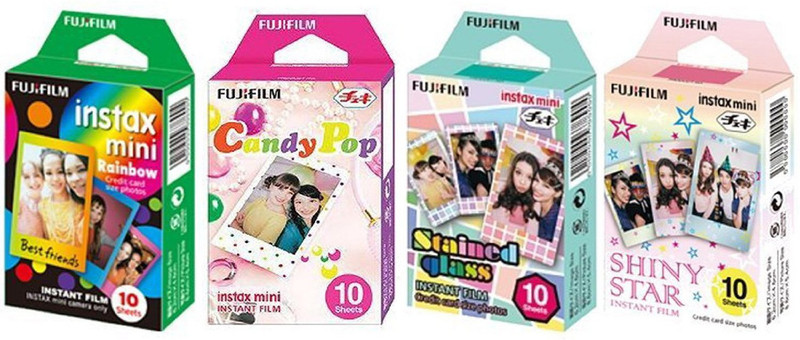 Fujifilm Instax Pop Film Roll(Yes 800 ISO Pack of 4)