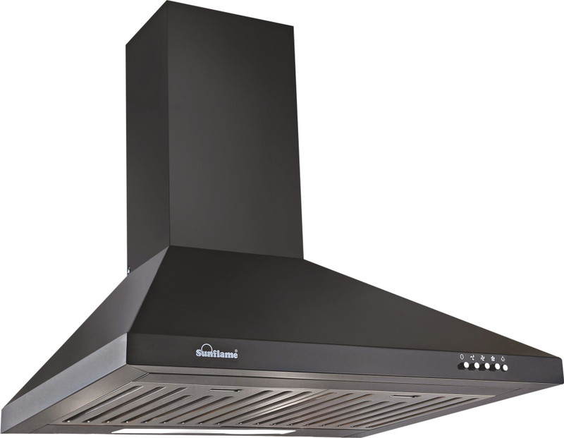 Sunflame FUSION BK 60 Ceiling Mounted Chimney(BLACK 750 CMH)