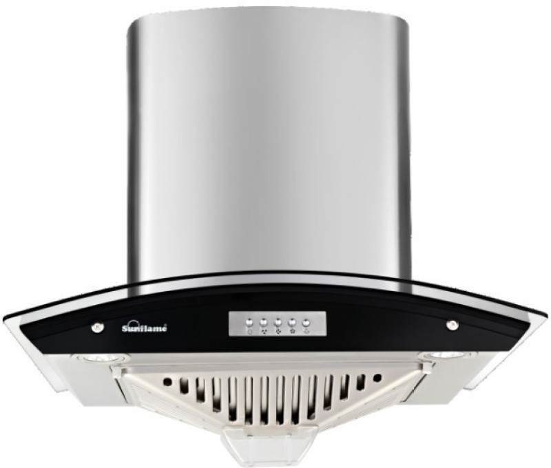 Sunflame REGEL 60 Wall and Ceiling Mounted Chimney(SILVER 1100 CMH)