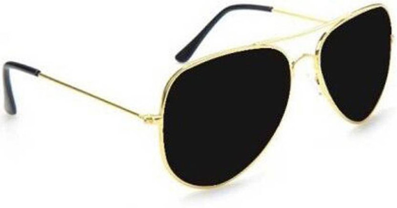 Flier Aviator Sunglasses(Black)
