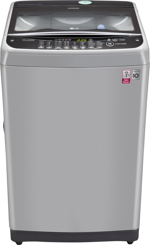 LG 10 kg Fully Automatic Top Load Washing Machine Silver(T2077NEDL1) RS.40490 (28.00% Off) - Flipkart