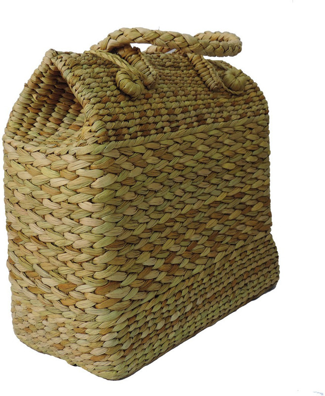 Crafts and you Ecofriendly Multipurpose Smart Size Bag Multipurpose Bag(Yellow, 2 L)