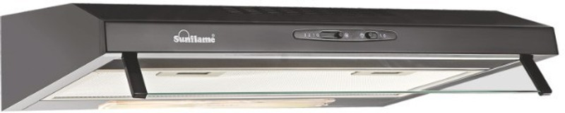 Sunflame slim bk Wall Mounted Chimney(black 500 CMH)
