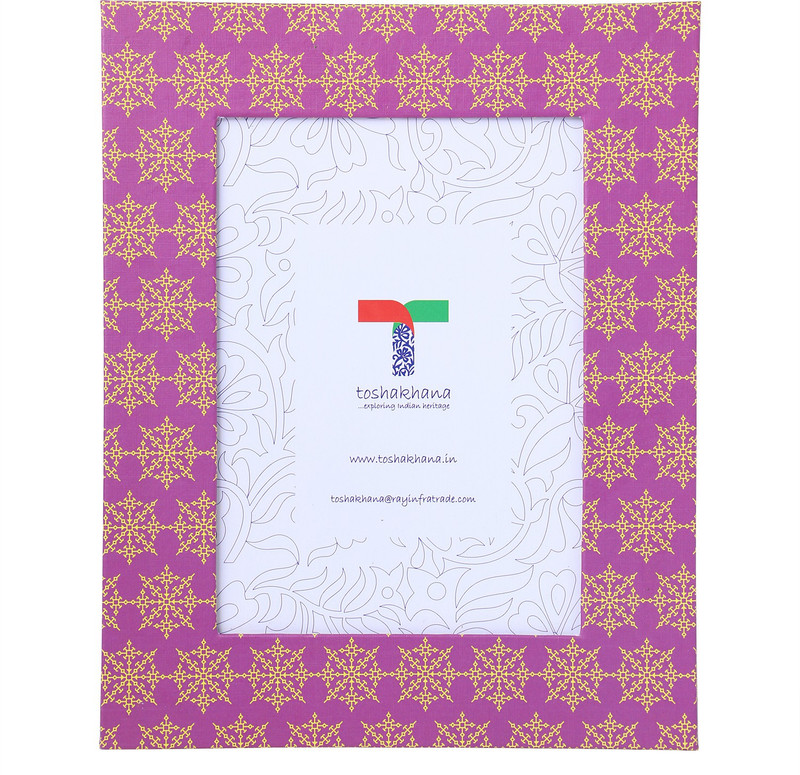 toshakhana Paper Crafts Photo Frame(Purple, 1 Photos)