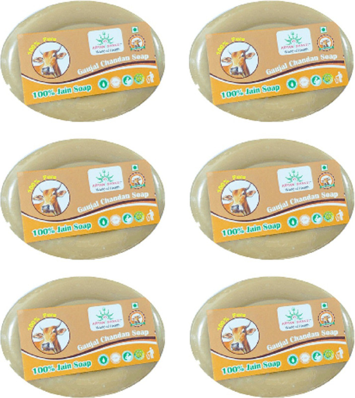 AryanShakti Gaujal Chandan Soap(6 x 75 g)