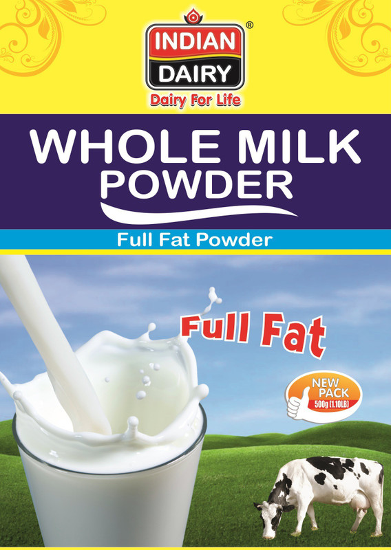 Indian Dairy WHOLE MILK POWDER Skimmed Milk Powder(500 g)