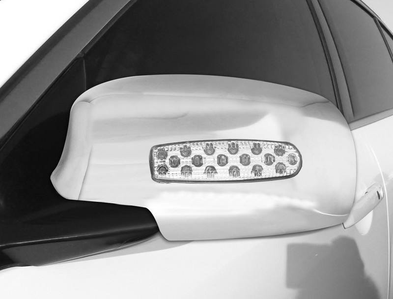 BALARKA CHROME BLINKING MIRROR COVER FOR VENTO(ALL MODEL) Plastic Car Mirror Cover(Volkswagen Vento)