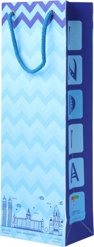 toshakhana Printed Party Bag(Blue, Pack of 1)