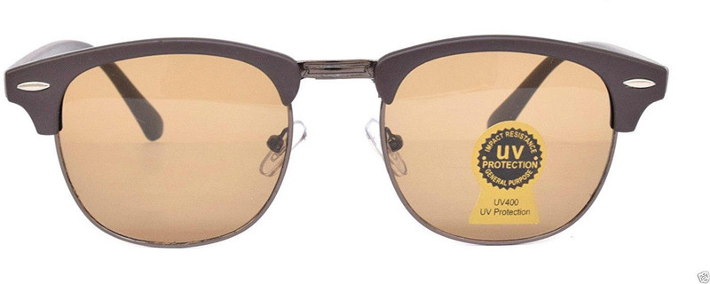 prince enterprises Clubmaster Sunglasses(Brown)