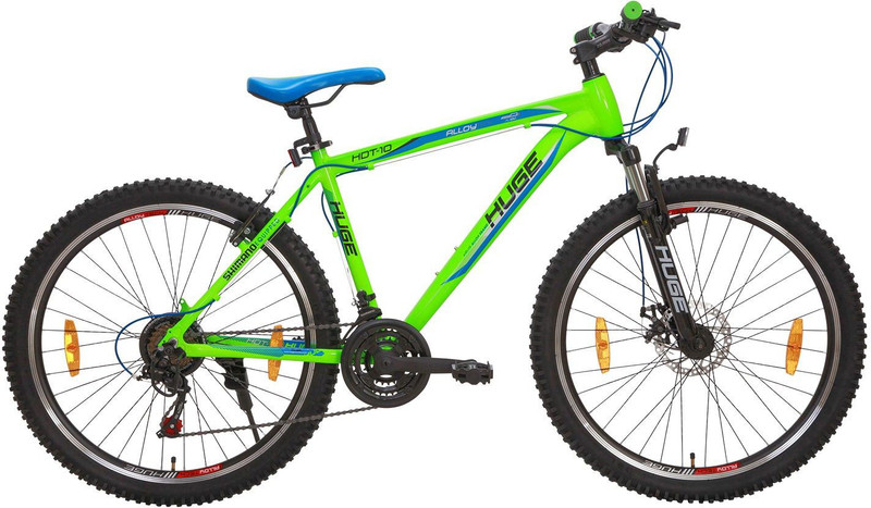 huge Huhe 26 T Mountain/Hardtail Cycle(Single Speed, Green)