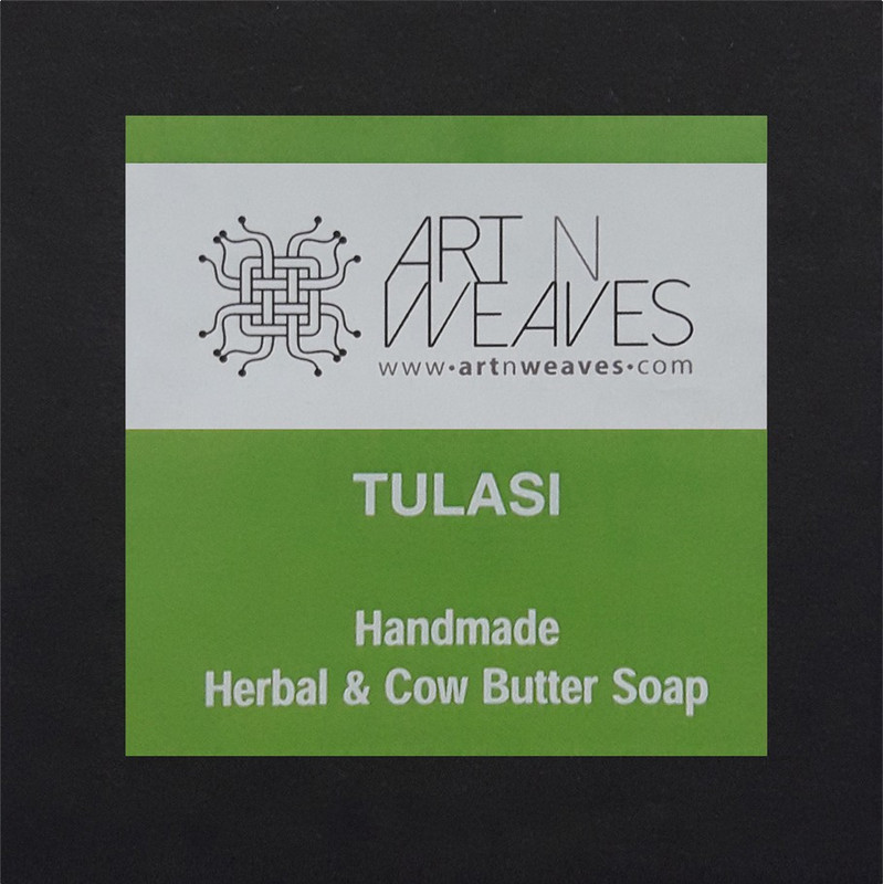 artnweaves Cow Butter Herbal Soap Handmade Tulasi(100 g)
