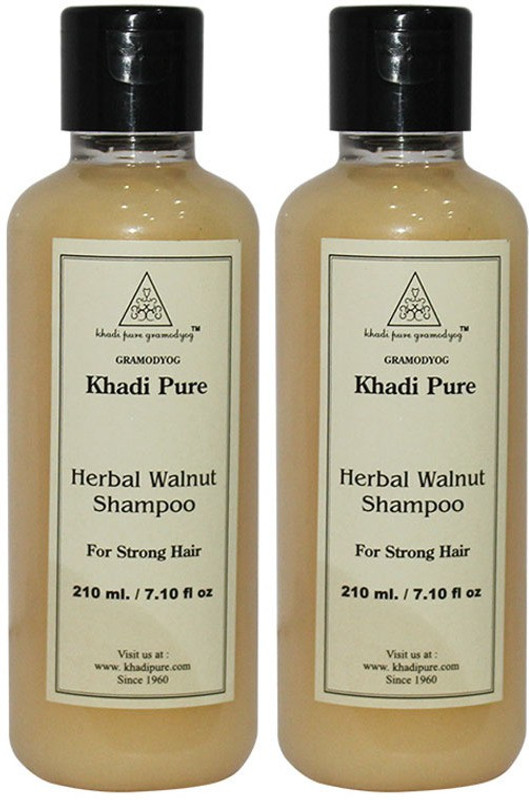 Khadi Pure Herbal Walnut Shampoo(420 ml)