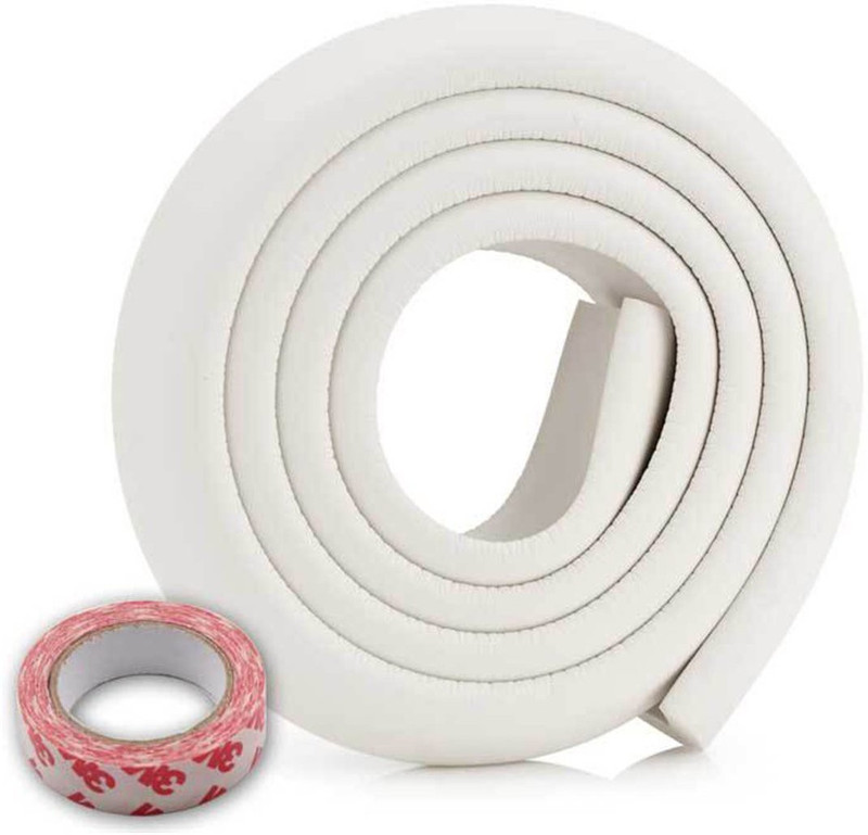 babycorner 1 Piece 200CM Child Baby Safety Products Glass table Edge Furniture Guard Strip, Corner foam Bumper Collision Protector (Colour: White) 1 Piece(White)