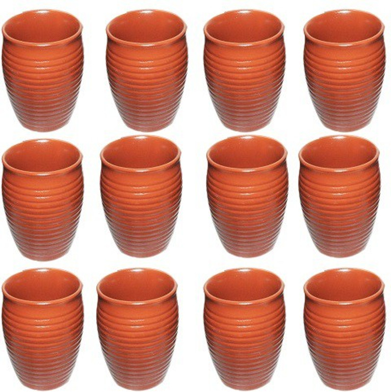 amazecart Tea & Coffee Kulhars comes in Mud color Made by very fine quality & lightweight Ceramic for optimum durability and has an elegant finish gives you a stylish feel of Tea & Coffee. Ceramic(Brown, Pack of 12)