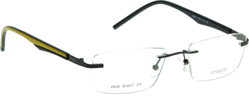 Image Rimless Rectangle Frame(51 mm)