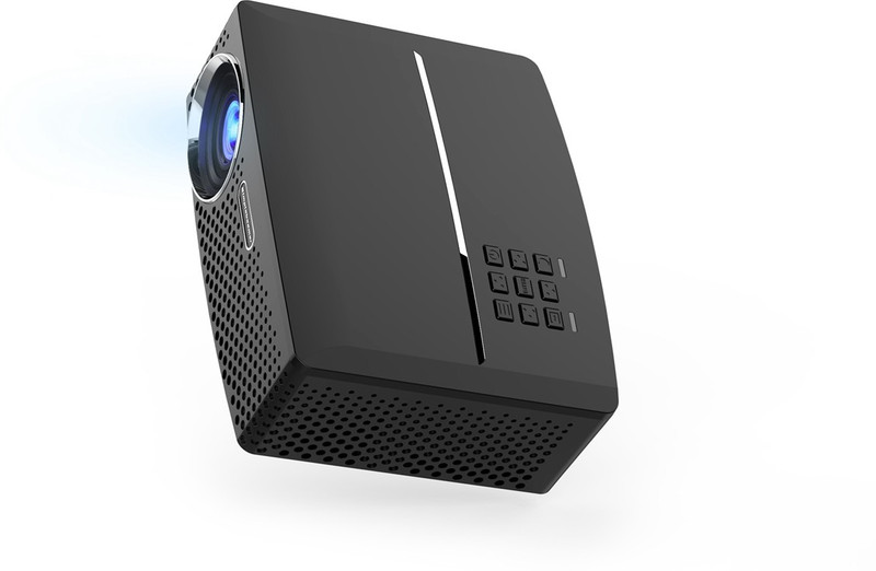 XElectron GP80 1800 lm LED Corded Portable Projector(Black)
