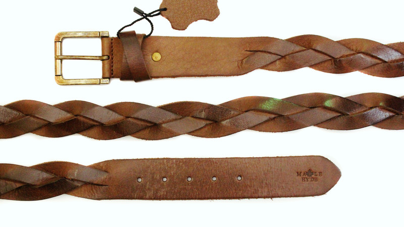 Maple Hyde Men Evening, Casual Brown Genuine Leather Belt Maple Hyde Men Evening, Casual Brown Genuine Leather Belt