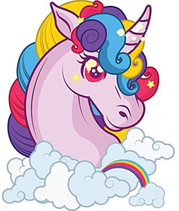 PARTY PROPZ UNICORN CUTOUT 2 FT PACK OF 1/UNICORN PARTY DECORATION/UNICORN PARTY SUPPLIES/UNICORN PARTY ACCESSORIES Paper Cut-outs(1)