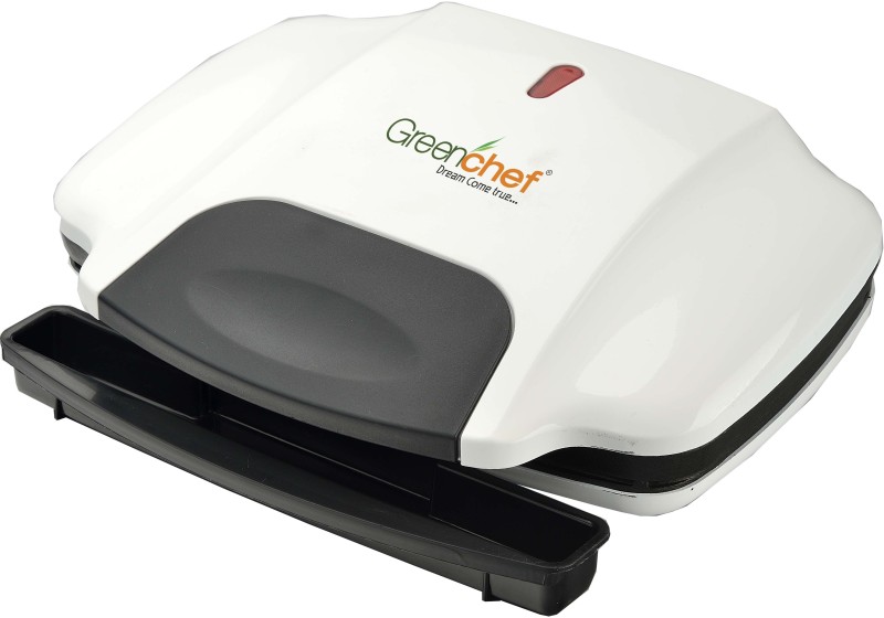 Greenchef 1000 W Sandwich Maker Grill(White)