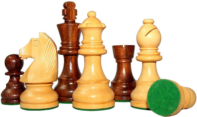 chessncrafts KING HEIGHT: 3.75" WOODEN CHESS MEN PIECES COINS SET- PREMIUM LUXURY INTERNATIONAL TOURNAMENT STAUNTON COLLECTOR Board Game
