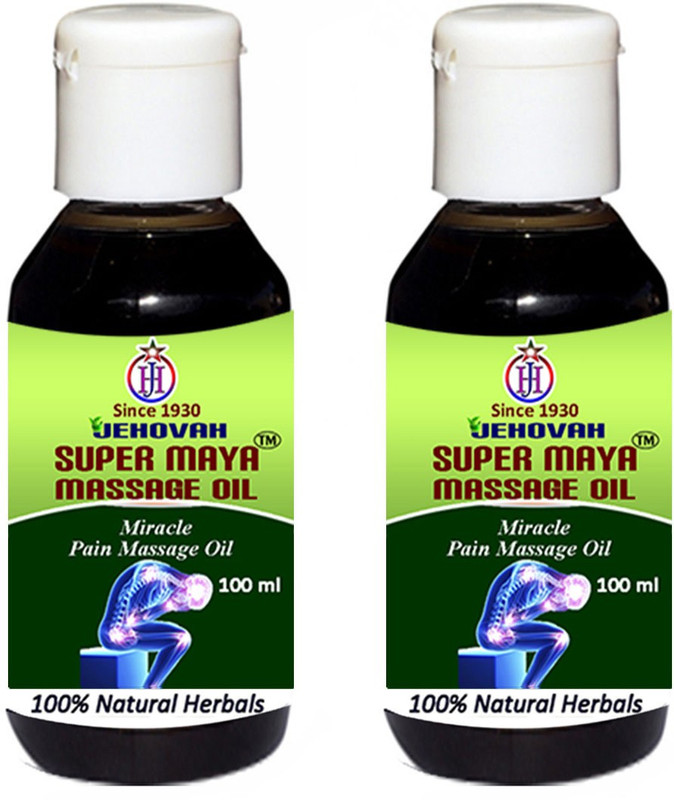 Super Maya Body Pain Massage Oil Combo Pack 200 ml(100 ml)