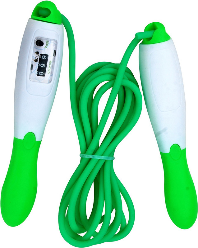 HAWK COUNTERS Double Dutch Skipping Rope(Green, Length: 462 cm)