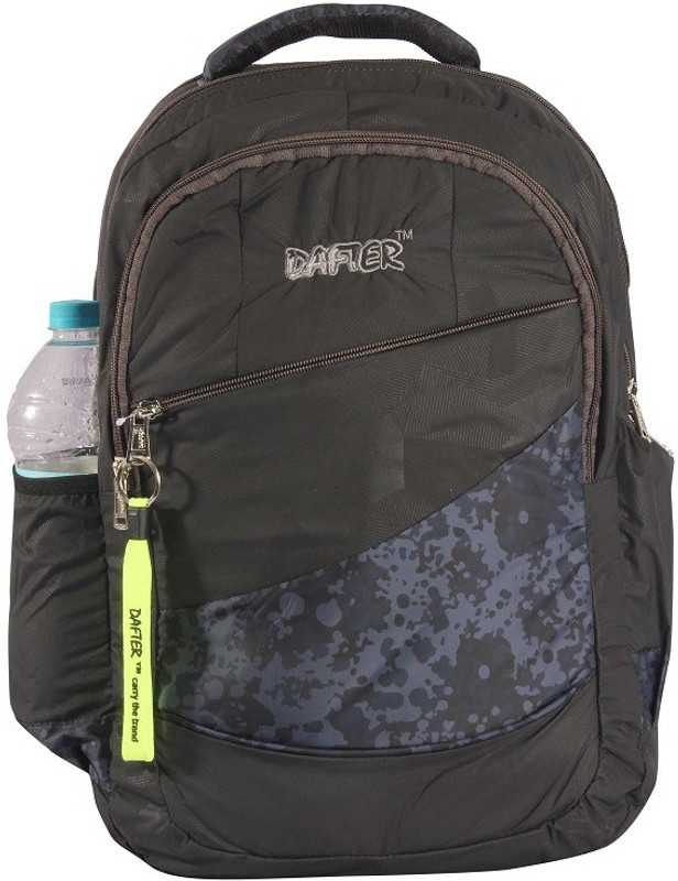 dafter Polyester Laptop Backpack (Black) 1.5 L Backpack(Black)
