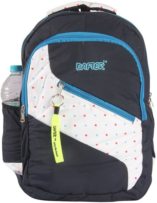 dafter Polyester Laptop Backpack (Black) 1.5 L Backpack(Black)