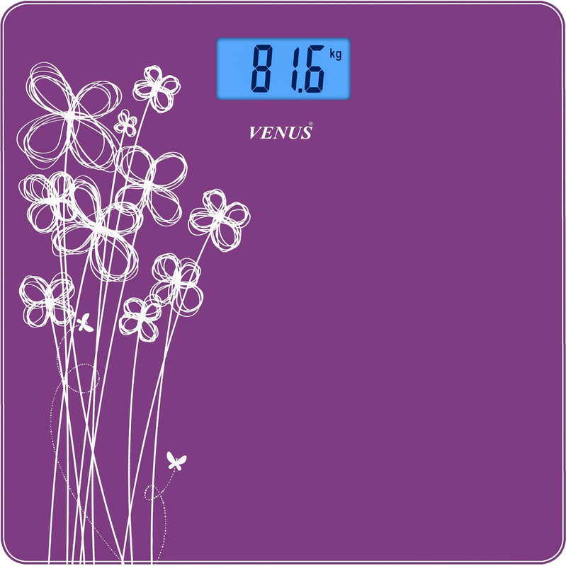 Venus Eps-6399 Purple Glass Digital Weighing Scale(Purple) Venus Eps-6399 Purple Glass Digital Weighing Scale(Purple)