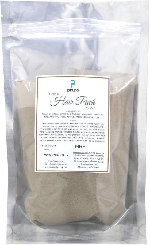 peuro Herbal Hair Treatment Pack Powder 250gm(250 g)