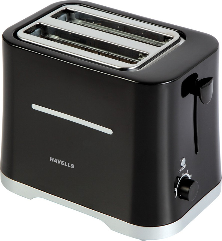 Havells Crisp 700 W Pop Up Toaster(Black)