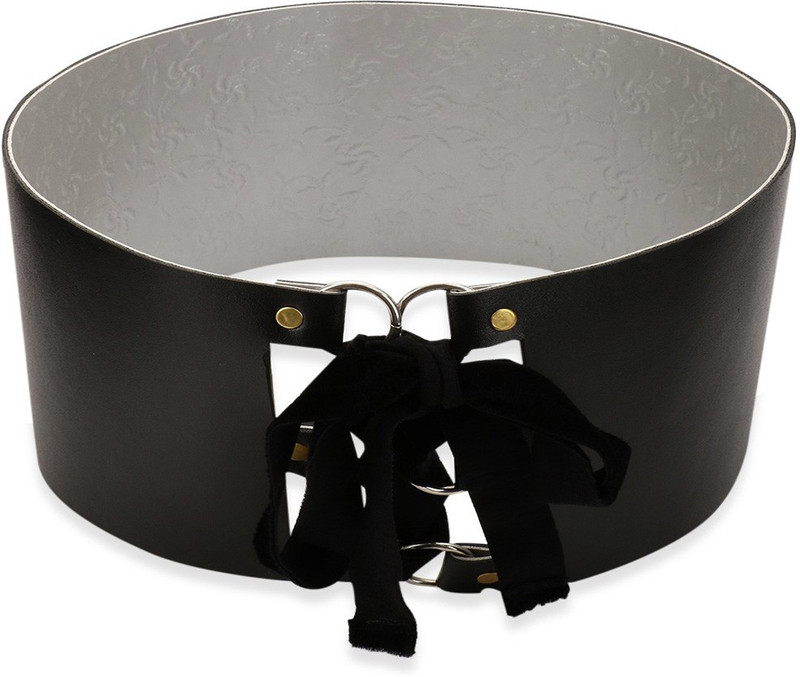 stylefiestafashion Women Party Black Artificial Leather Belt