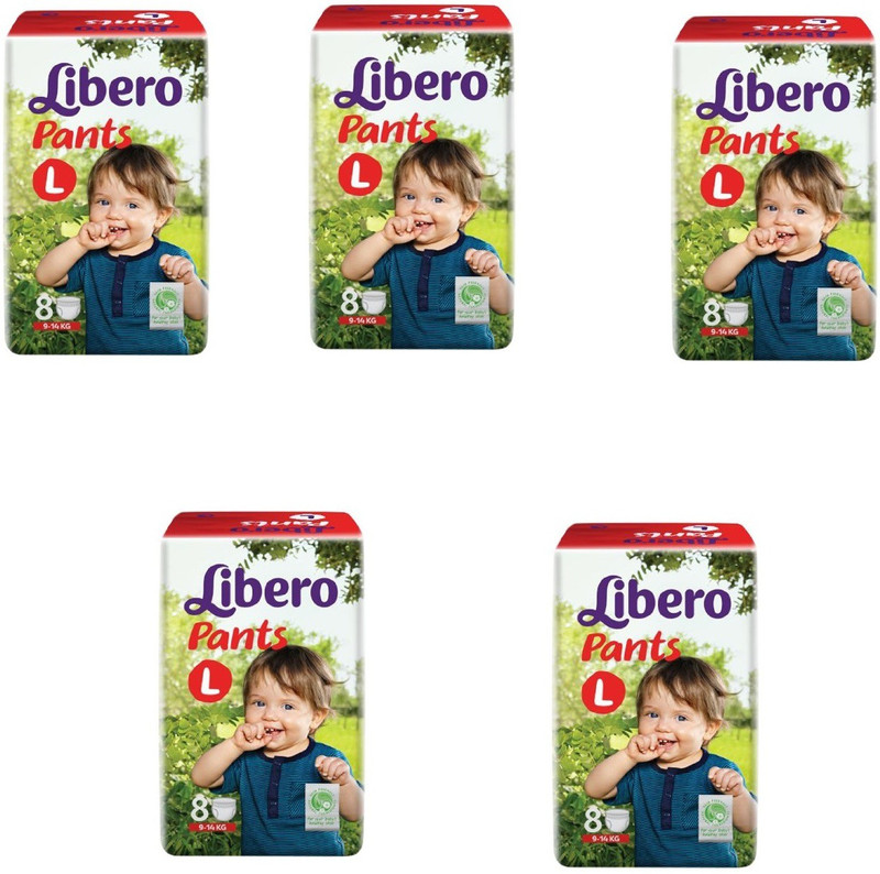 Libero Libero Large Size Diaper Pants (8 Counts) Pack of 5 - L(40 Pieces)