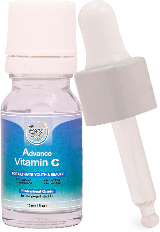 purepeel Advance Vitamin C For Anti Ageing Face Serum 10 ml(10 ml)